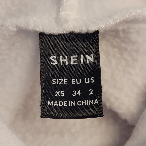 Love Your Self Hoodie Sweatshirt White Women's XS Shein - Picture 11 of 13